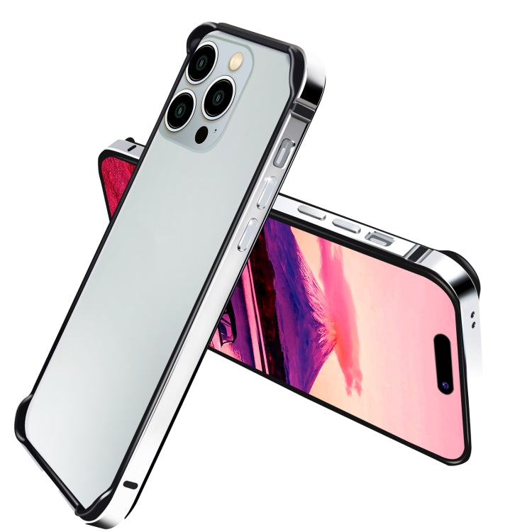 Coque de téléphone avec cadre en alliage d'aluminium et TPU, pour iPhone 14 Pro et iPhone 14 Pro Max