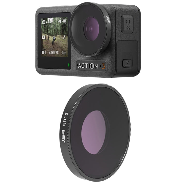 JSR LS Lens Filter For DJI Osmo Action 3 / GoPro Hero11 Black / HERO10 Black / HERO9 Black, ND8, ND16, ND32, ND64, ND1000, ND8PL, ND16PL, ND32PL, ND64PL