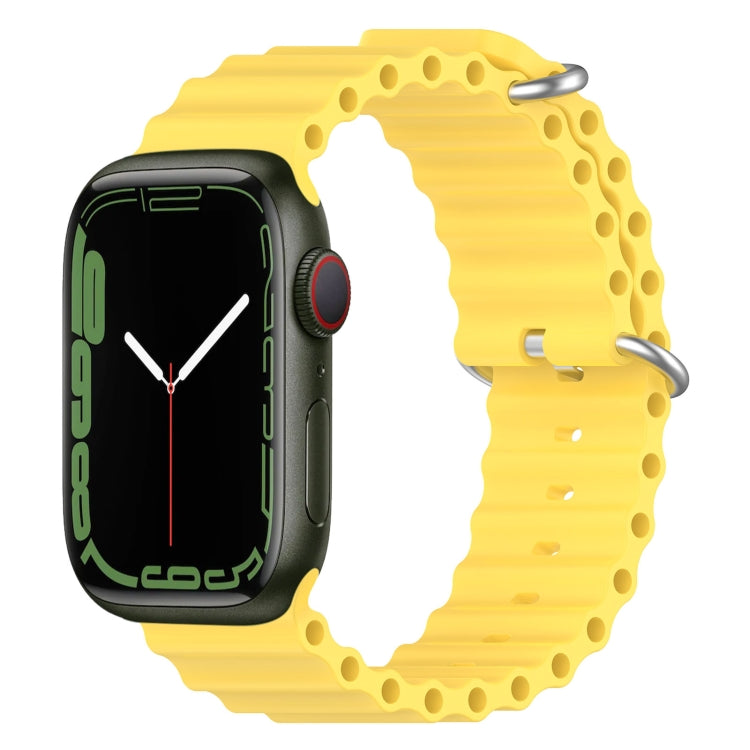 Ocean Silicone Watch Band, For Apple Watch Series 8&7 41mm, For Apple Watch Series 8&7 41mm / SE 2&6&SE&5&4 40mm, For Apple Watch Series 9&8&7 41mm / SE 3& SE 2&6&SE&5&4 40mm