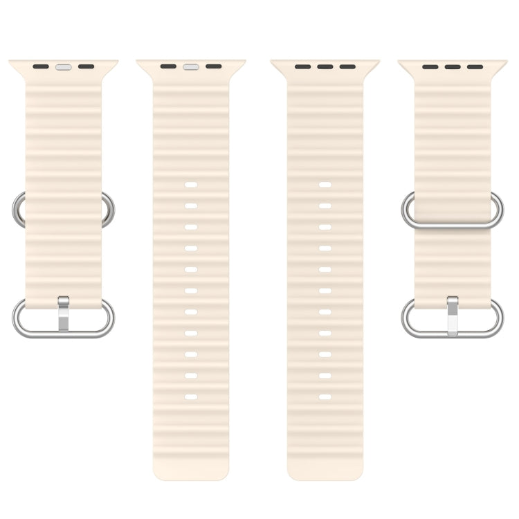 Ocean Silicone Watch Band, For Apple Watch Series 8&7 41mm, For Apple Watch Series 8&7 41mm / SE 2&6&SE&5&4 40mm, For Apple Watch Series 9&8&7 41mm / SE 3& SE 2&6&SE&5&4 40mm