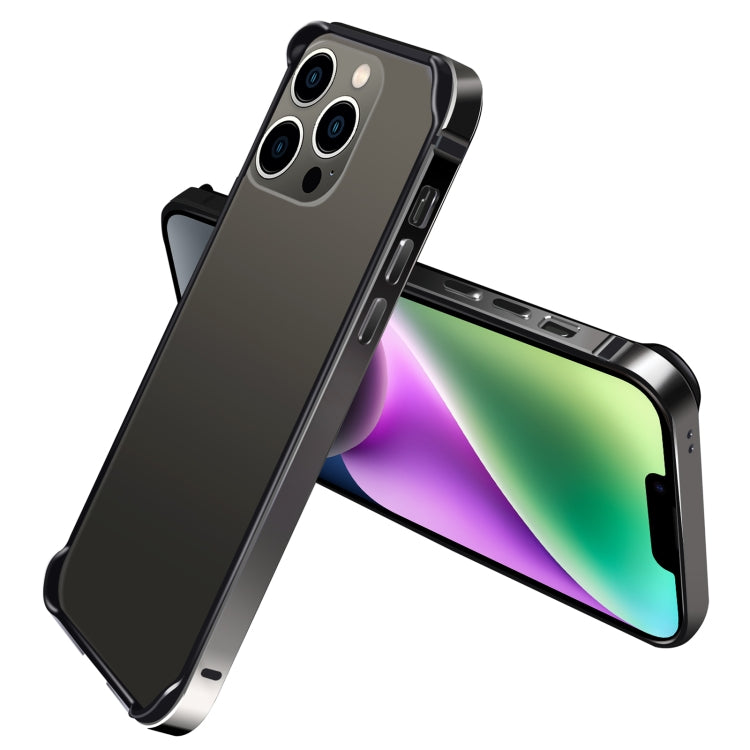 Coque de téléphone avec cadre en alliage d'aluminium et TPU, pour iPhone 14 et iPhone 14 Plus