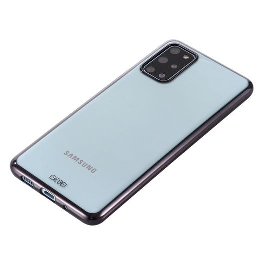 Galaxy S20 transparent plated TPU protective case anti-shock bumper design