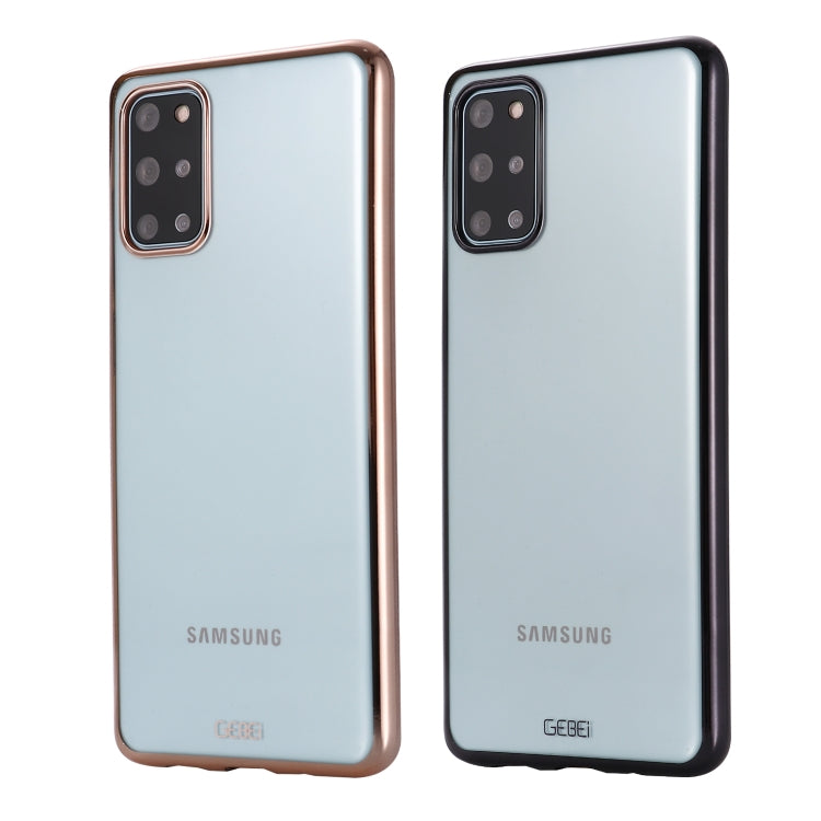 GEBEI Plating TPU Shockproof Protective Case, For Huawei P40, For Huawei P40 Pro, For Galaxy S20, For Galaxy S20+, For Galaxy S20 Ultra