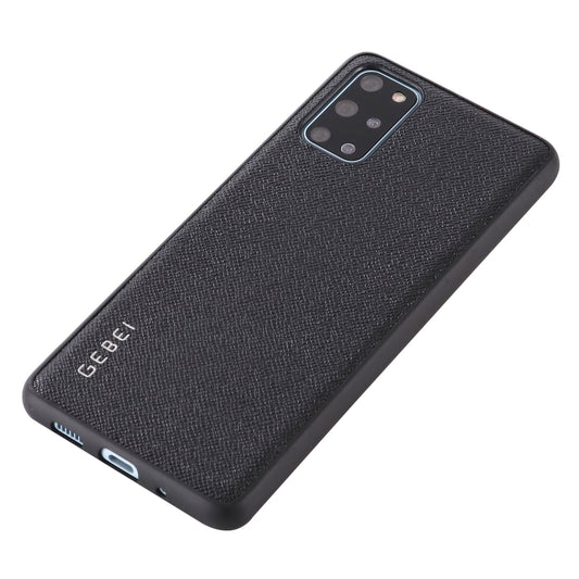 GEBEI leather phone case Samsung Galaxy S20 rear view showing protective backing