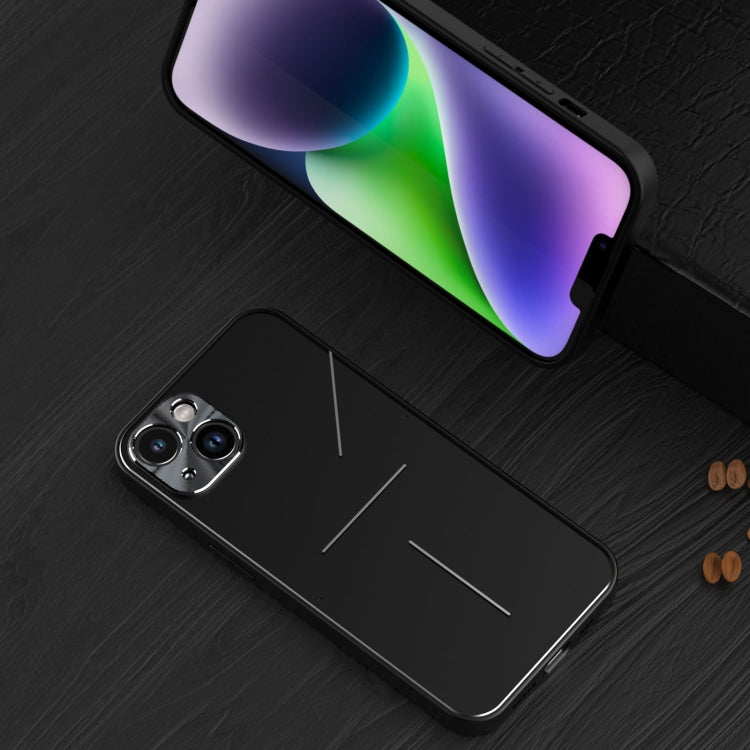 R-JUST RJ52 3-Line Style Metal TPU Shockproof Phone Case