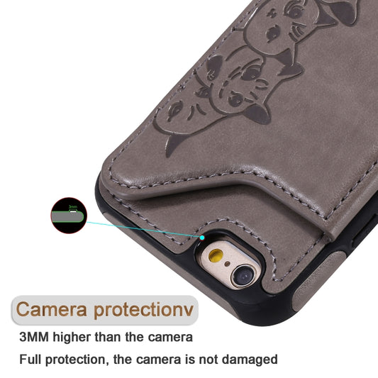 Six cats embossed pattern visible on premium protective mobile phone case
