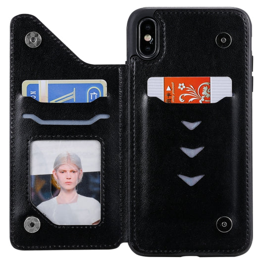 Six cats wallet case for iPhone XS Max featuring multiple card slots