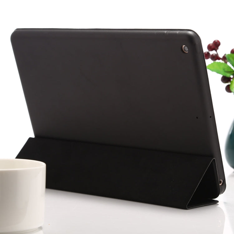 Horizontal Flip Smart Leather Case with Three-folding Holder