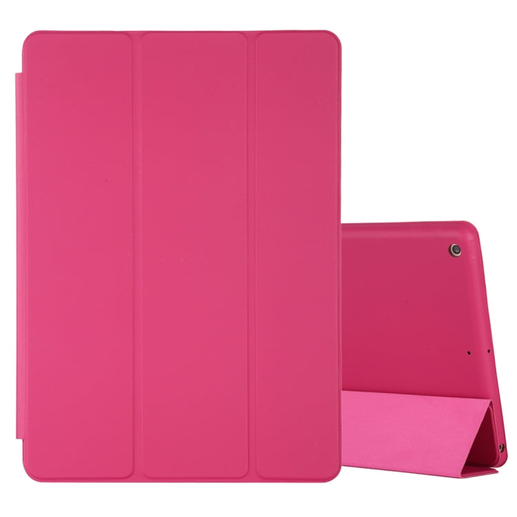 Horizontal Flip Smart Leather Case with Three-folding Holder