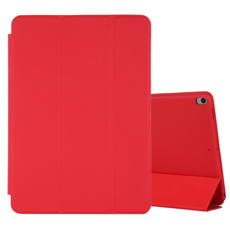 Horizontal Flip Smart Leather Case with Three-folding Holder