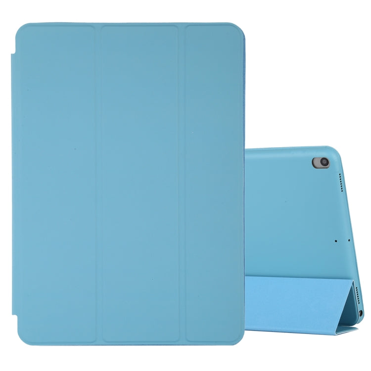 Horizontal Flip Smart Leather Case with Three-folding Holder