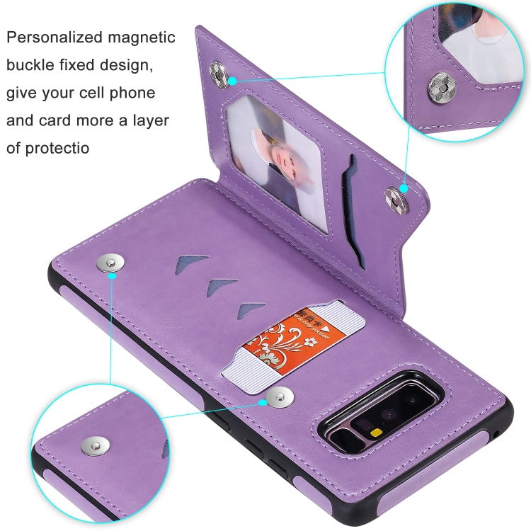 For Galaxy Note 8 Six Cats Embossing Pattern Protective Case with Holder & Card Slots & Photo Frame, For Samsung Galaxy Note 8