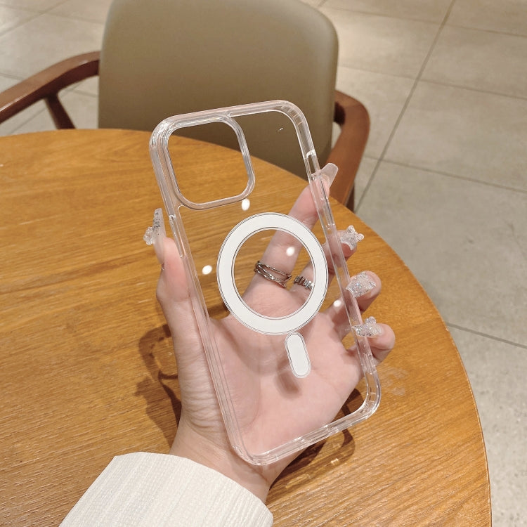 MagSafe Magnetic Clear Acrylic TPU Case