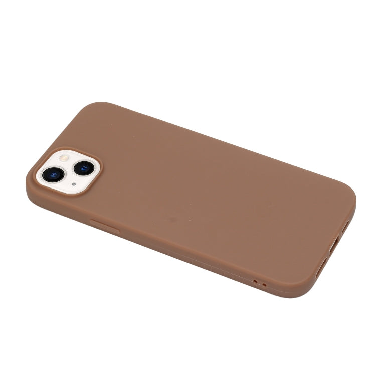 Solid Color Frosted Silicone Phone Case, For iPhone 14, For iPhone 14 Plus