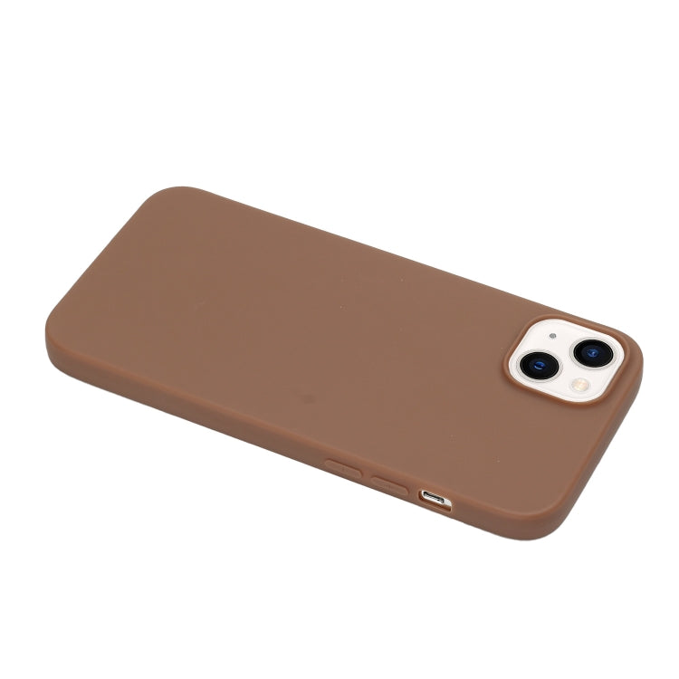 Solid Color Frosted Silicone Phone Case, For iPhone 14, For iPhone 14 Plus