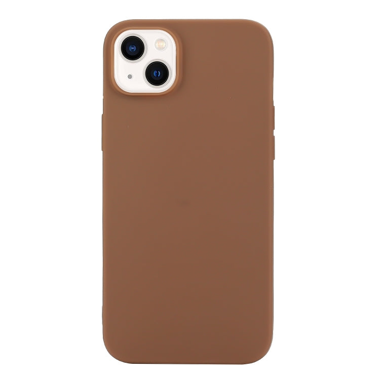 Solid Color Frosted Silicone Phone Case, For iPhone 14, For iPhone 14 Plus