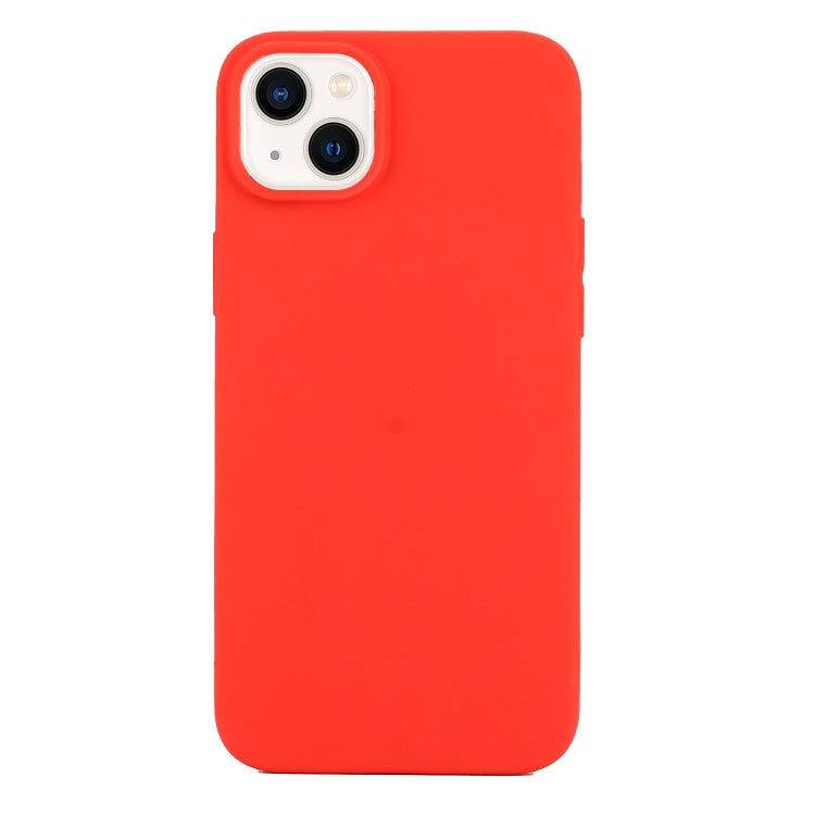 Solid Color Frosted Silicone Phone Case, For iPhone 14, For iPhone 14 Plus, For iPhone 14 Pro