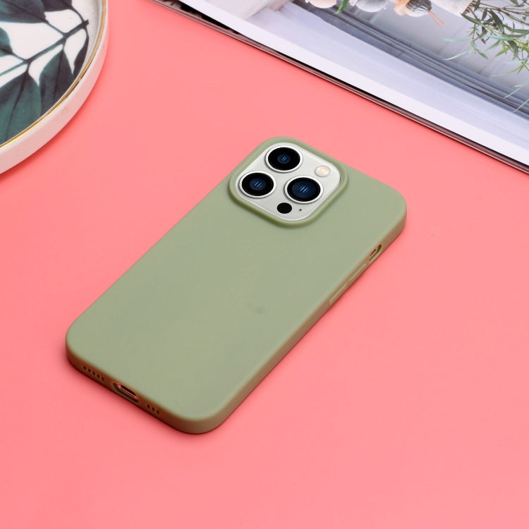 Solid Color Frosted Silicone Phone Case, For iPhone 14 Pro, For iPhone 14 Pro Max