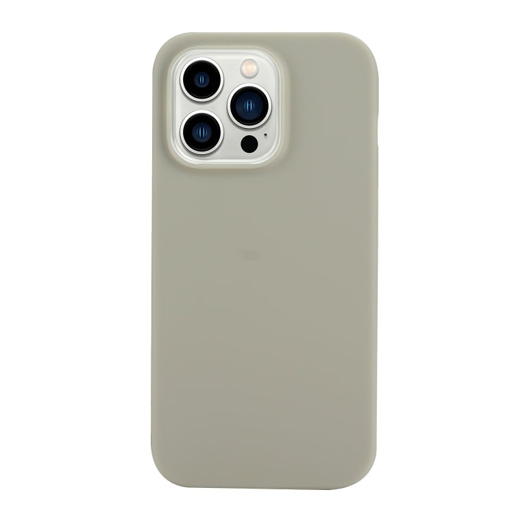 Solid Color Frosted Silicone Phone Case, For iPhone 14 Pro Max