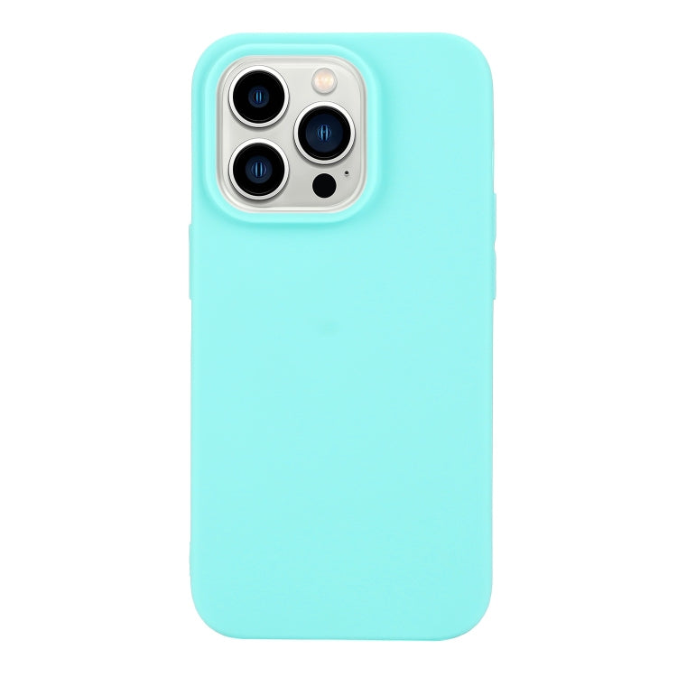 Solid Color Frosted Silicone Phone Case, For iPhone 14 Pro Max