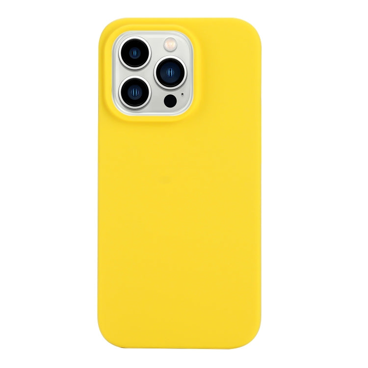 Solid Color Frosted Silicone Phone Case, For iPhone 14 Pro Max