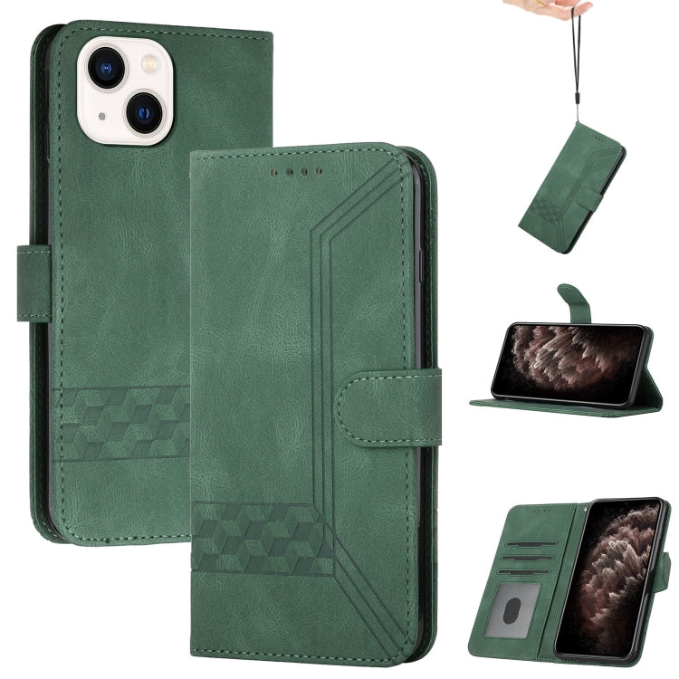 Cubic Skin Feel Flip Leather Phone Case