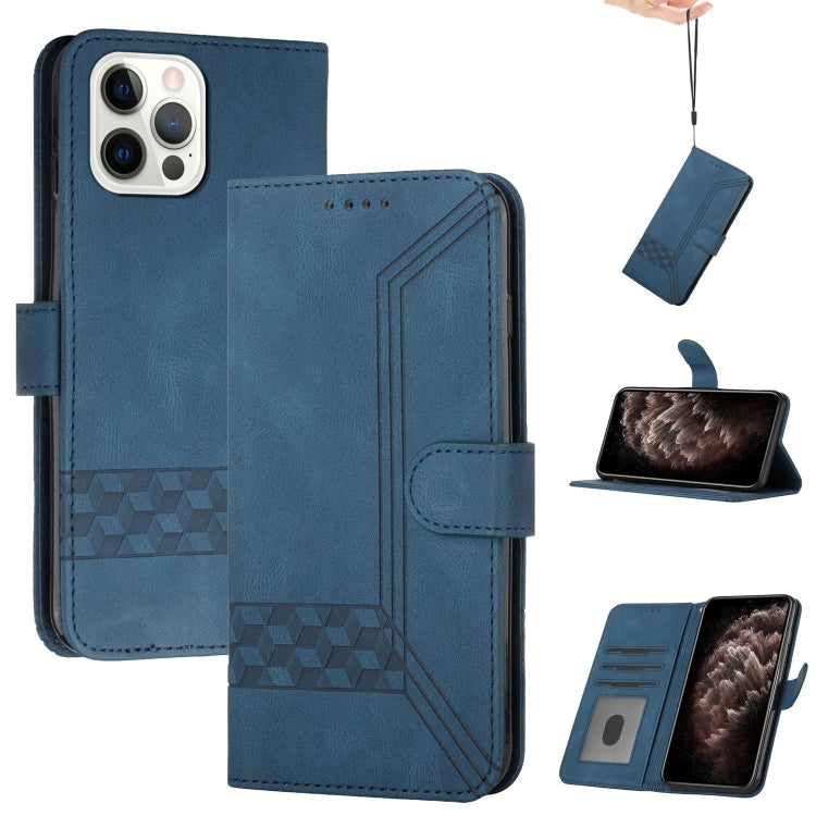 Cubic Skin Feel Flip Leather Phone Case