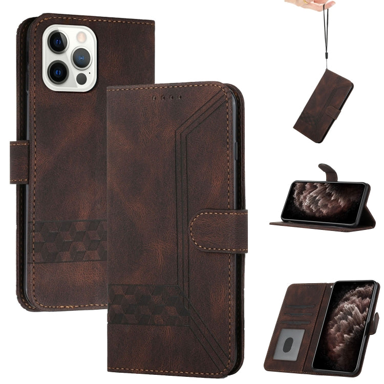 Cubic Skin Feel Flip Leather Phone Case
