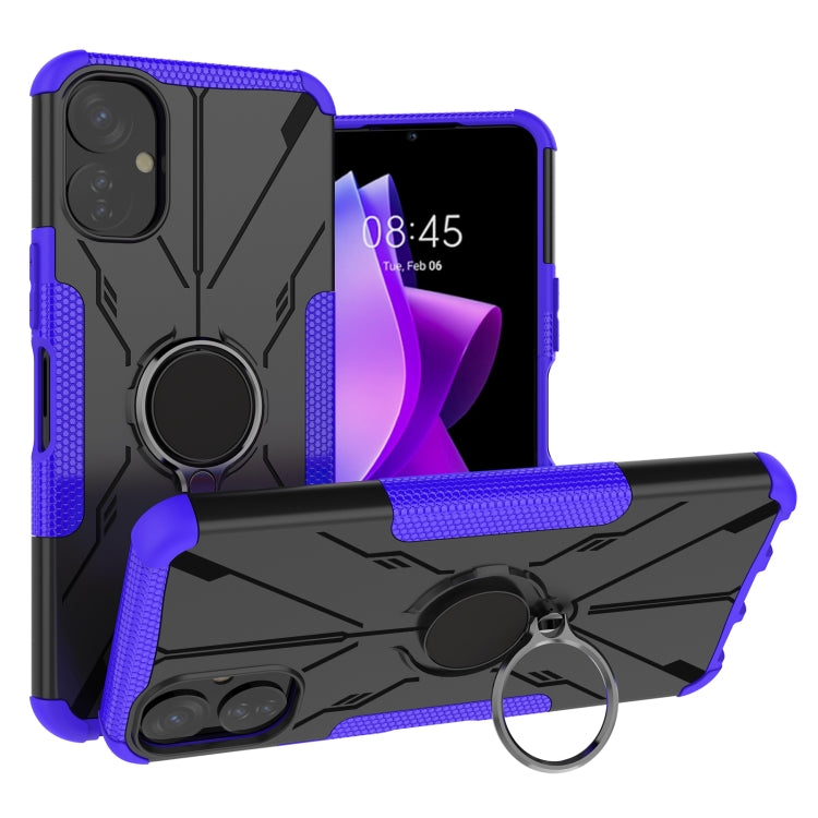Armor Bear Shockproof PC + TPU Phone Case with Ring, For Tecno Spark 9T, For iPhone 14 Plus