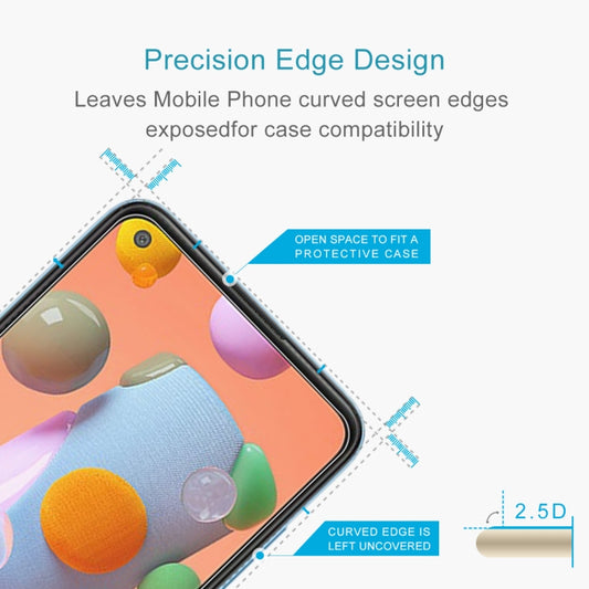 2.5D curved edge tempered glass protector Samsung Galaxy A series F series M series