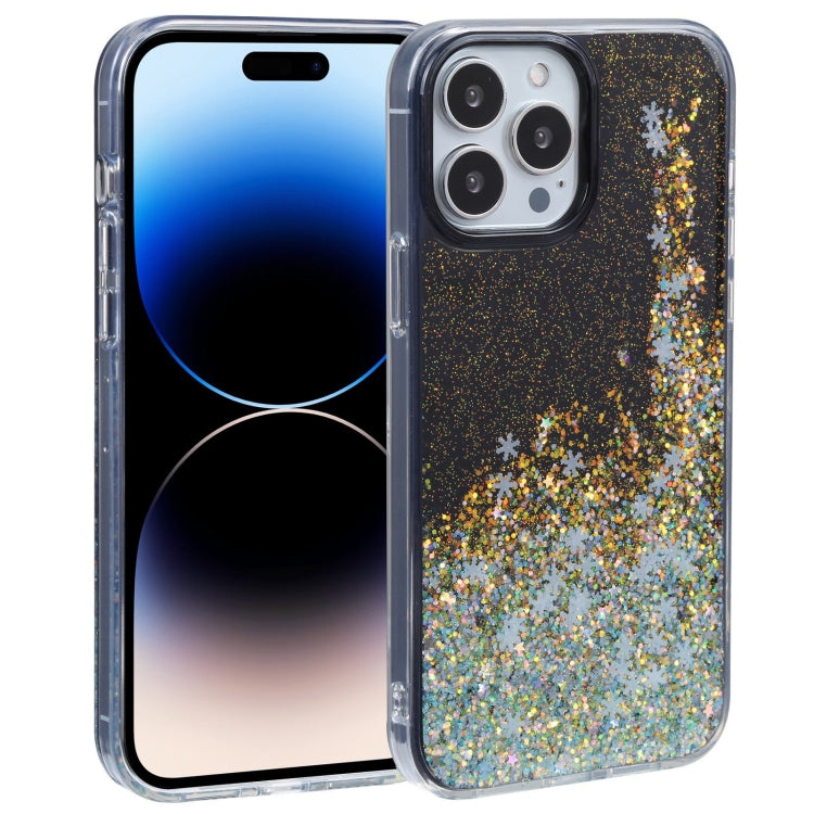 DFANS DESIGN Snowflake Starlight Shining Phone Case, For iPhone 14 Pro Max, For iPhone 14 Pro, For iPhone 14