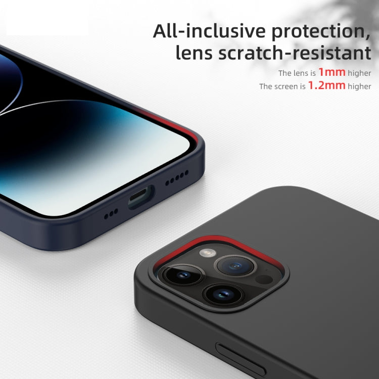 Mutural Yuemu Series Liquid Silicone Microfiber Case, For iPhone 14 Pro Max, For iPhone 14 Pro, For iPhone 14