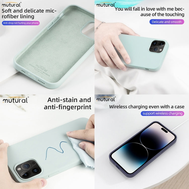 Mutural Yuemu Series Liquid Silicone Microfiber Case, For iPhone 14 Pro Max, For iPhone 14 Pro, For iPhone 14