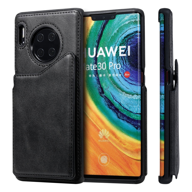 Shockproof Calf Texture Protective Case with Holder & Card Slots & Frame, For Huawei Mate 30, For Huawei Mate 30 Pro