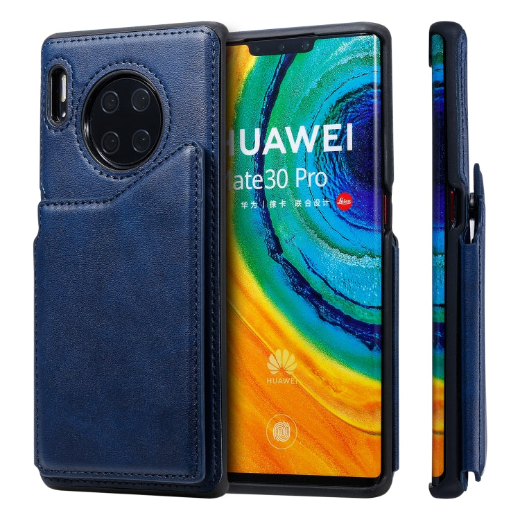 Shockproof Calf Texture Protective Case with Holder & Card Slots & Frame, For Huawei Mate 30, For Huawei Mate 30 Pro