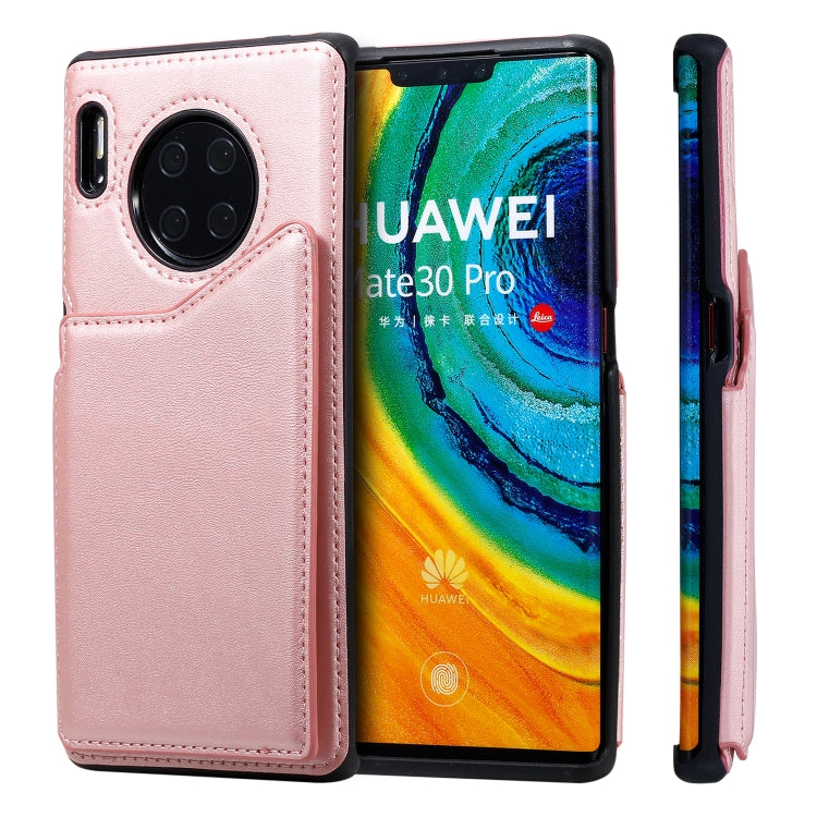 Shockproof Calf Texture Protective Case with Holder & Card Slots & Frame, For Huawei Mate 30, For Huawei Mate 30 Pro