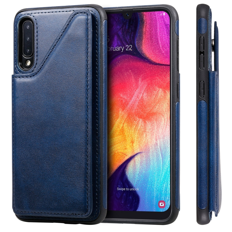 E-Comfort Calf Texture Protective Case with Card Slots for Samsung Galaxy S9 S10