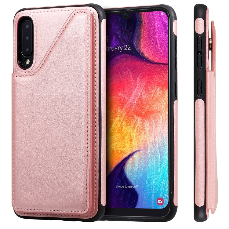 E-Comfort Calf Texture Protective Case with Card Slots for Samsung Galaxy S9 S10