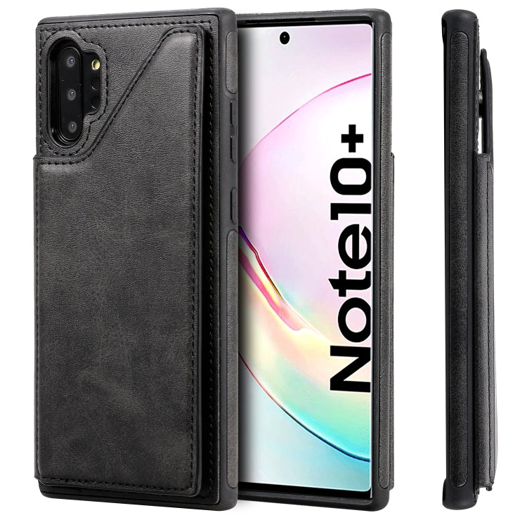 E-Comfort Shockproof Calf Texture Protective Case with Card Slots for iPhone XR