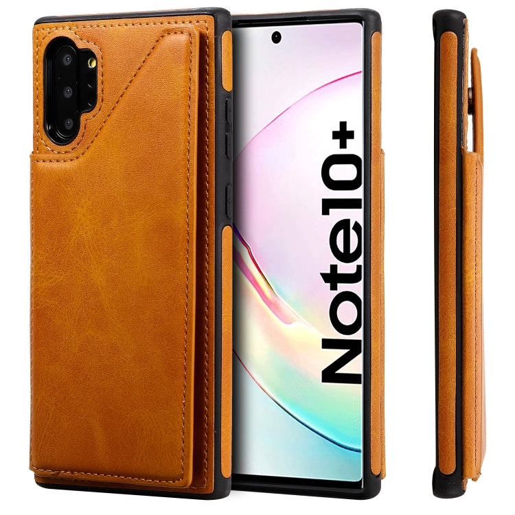 E-Comfort Calf Texture Protective Case with Card Slots for Samsung Galaxy S9 S10