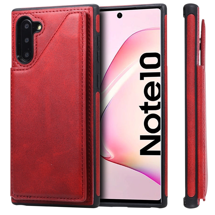 E-Comfort Calf Texture Protective Case with Card Slots for Samsung Galaxy S9 S10