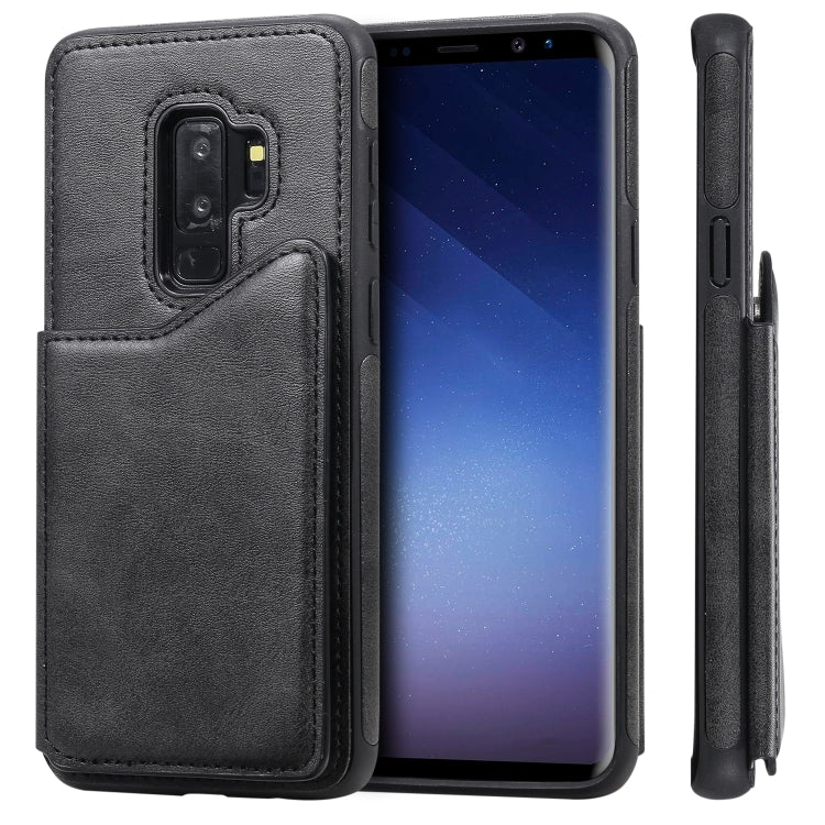 E-Comfort Shockproof Calf Texture Protective Case with Card Slots for iPhone XR