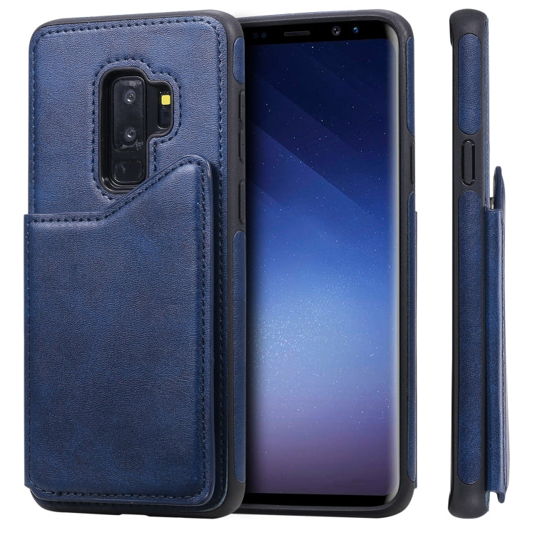 Shockproof Calf Texture Protective Case with Holder & Card Slots & Frame, For Galaxy S8+, For Galaxy S8, For Galaxy S9+, For Galaxy S9