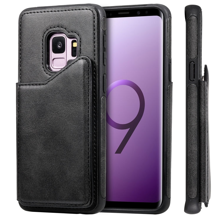 E-Comfort Calf Texture Protective Case with Card Slots for Samsung Galaxy S9 S10