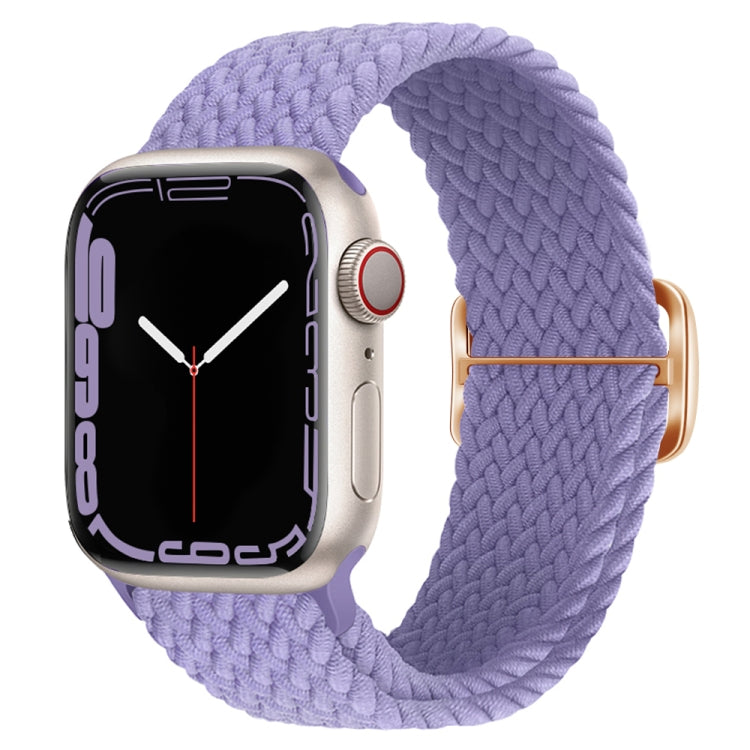 Buckle Nylon Braided Watch Band, For Apple Watch Ultra 49mm / Series 8&7 45mm / SE 2&6&SE&5&4 44mm / 3&2&1 42mm