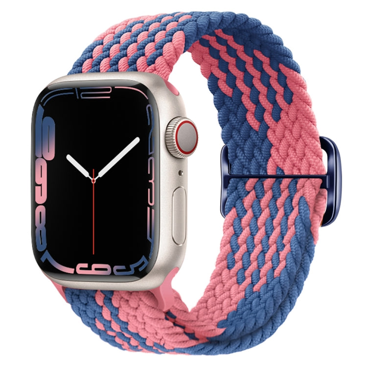 Buckle Nylon Braided Watch Band, For Apple Watch Series 8&7 41mm / SE 2&6&SE&5&4 40mm / 3&2&1 38mm