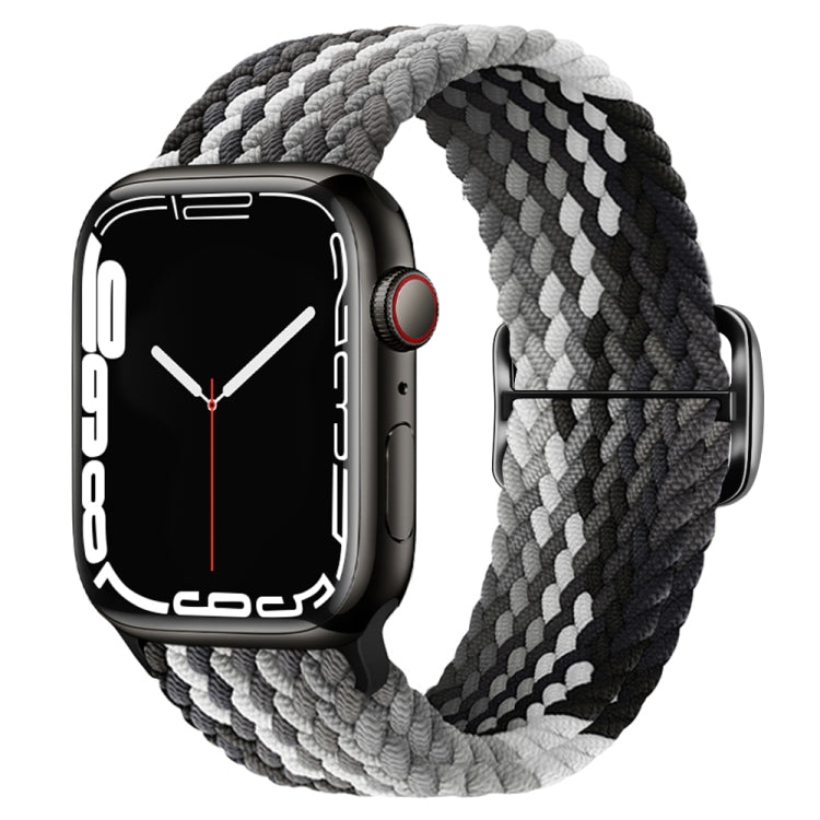 Buckle Nylon Braided Watch Band, For Apple Watch Series 8&7 41mm / SE 2