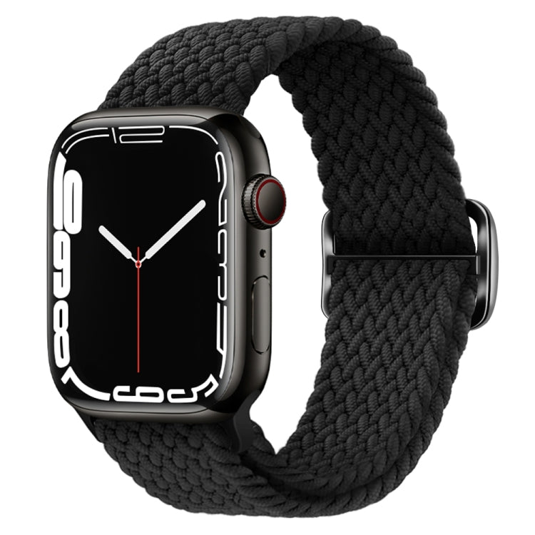 Buckle Nylon Braided Watch Band, For Apple Watch Series 8&7 41mm / SE 2&6&SE&5&4 40mm / 3&2&1 38mm