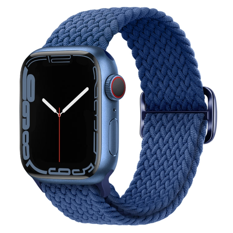 Buckle Nylon Braided Watch Band, For Apple Watch Series 8&7 41mm / SE 2&6&SE&5&4 40mm / 3&2&1 38mm