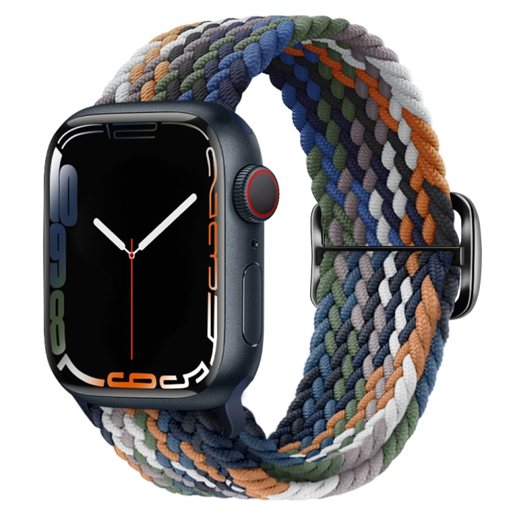 Buckle Nylon Braided Watch Band, For Apple Watch Series 8&7 41mm / SE 2&6&SE&5&4 40mm / 3&2&1 38mm